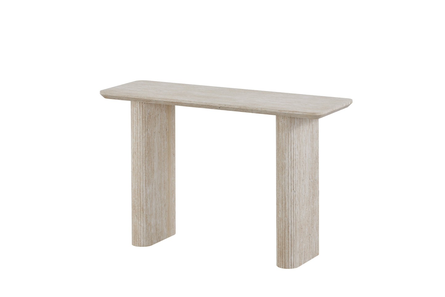 Loom & Living Travertine Style Accent Table image 0