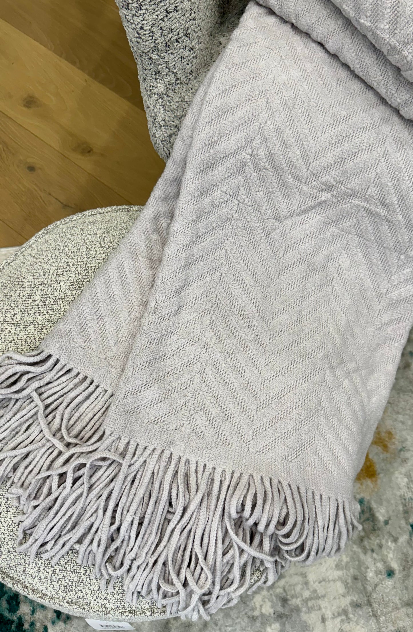 Silver Throw Blanket image 0