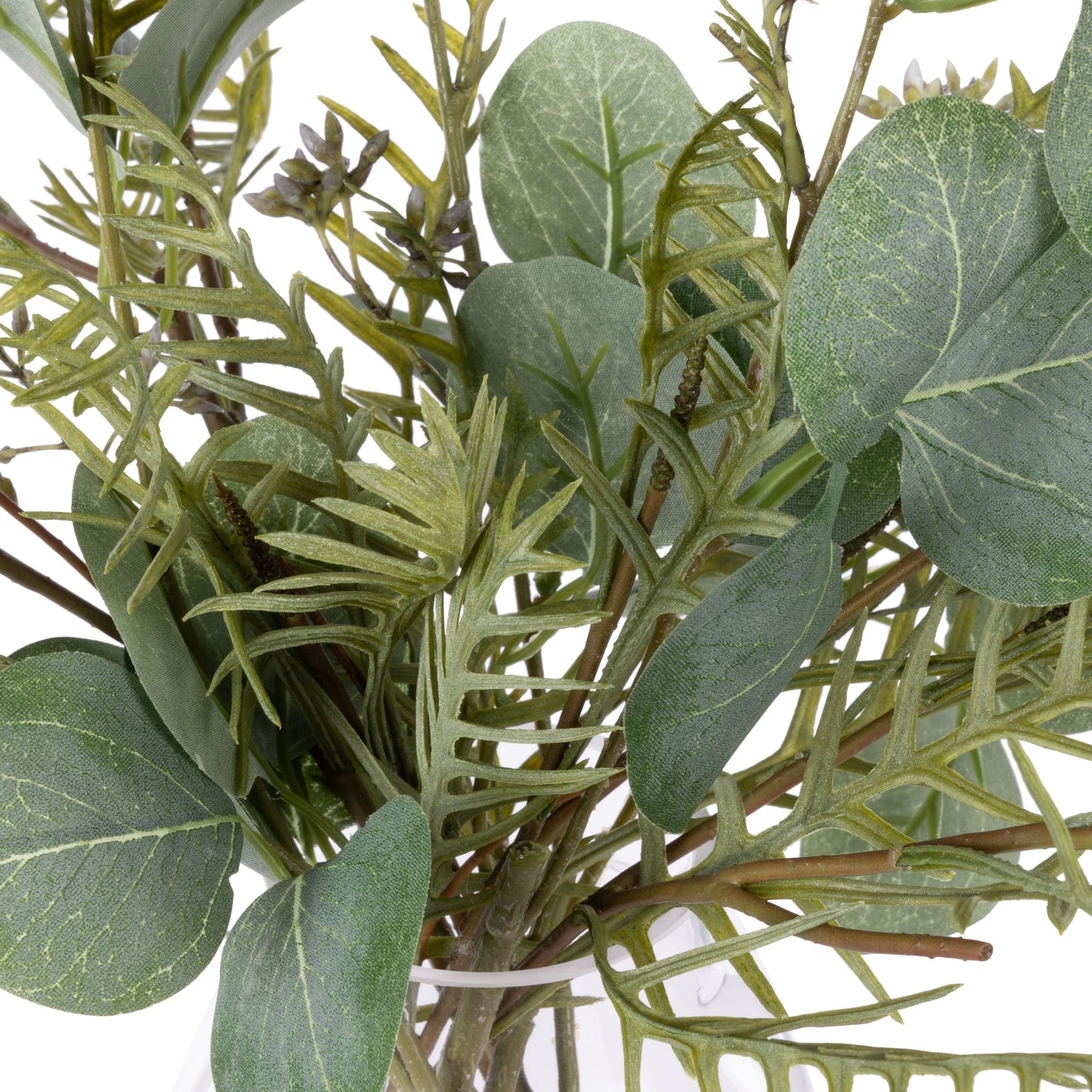 ROGUE EUCALYPTUS POD GREVILLEA MIX - ADINA VASE GREEN image 1