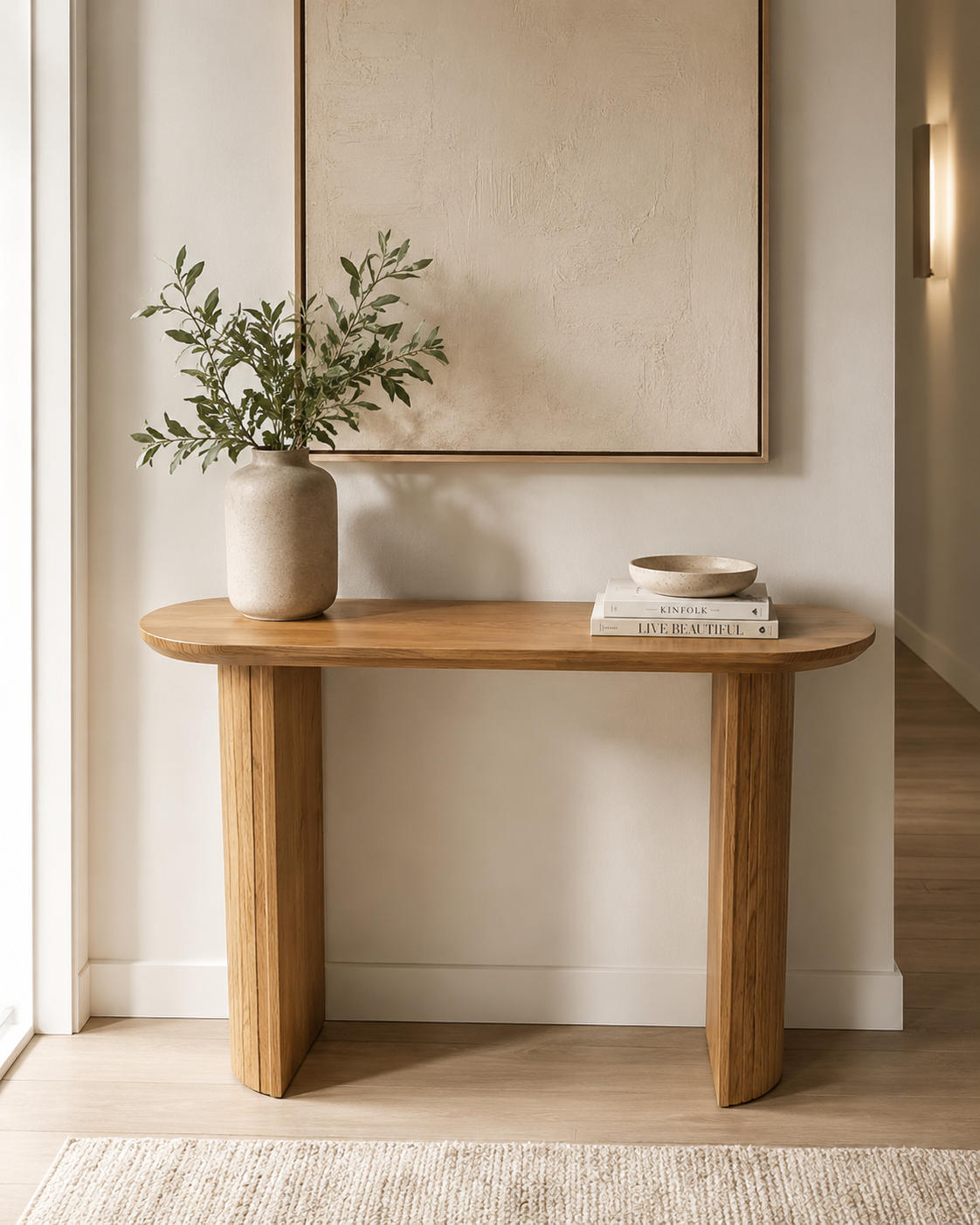 Essentials Collection - Natural Timber Accent / Hall Table