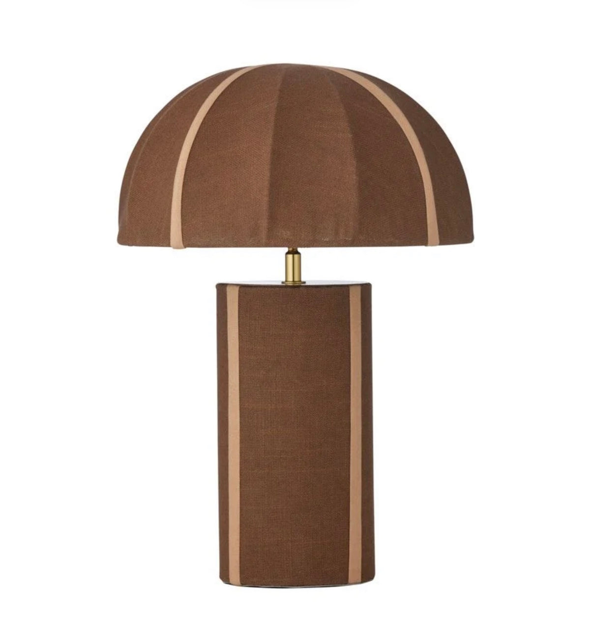 Vermont Fabric Lamp - Chocolate
