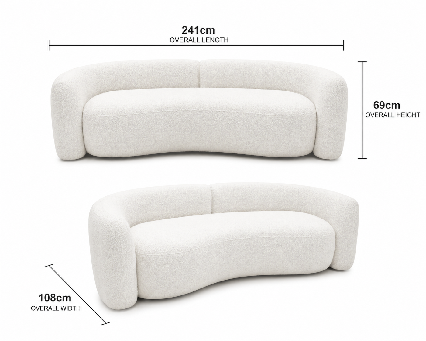 The Apartment Modular Curved Sofa