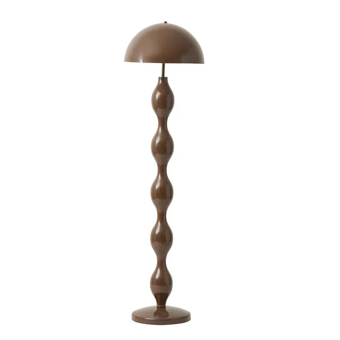 Luca Chocolate Metal Floor Lamp