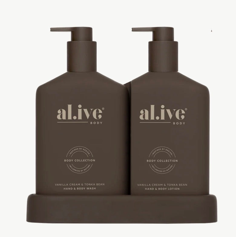 NEW - Transformative Wash & Lotion Duo - Vanilla Cream & Tonka Bean - Tester