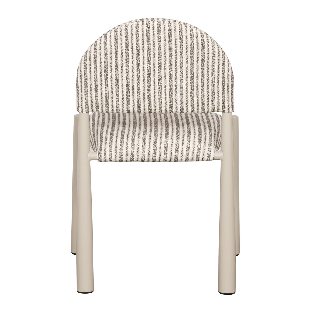 NEW COLOUR - Pebbles Arch Dining Chair - Chocolate Stripes - ARRIVING MID SEPTEMBER