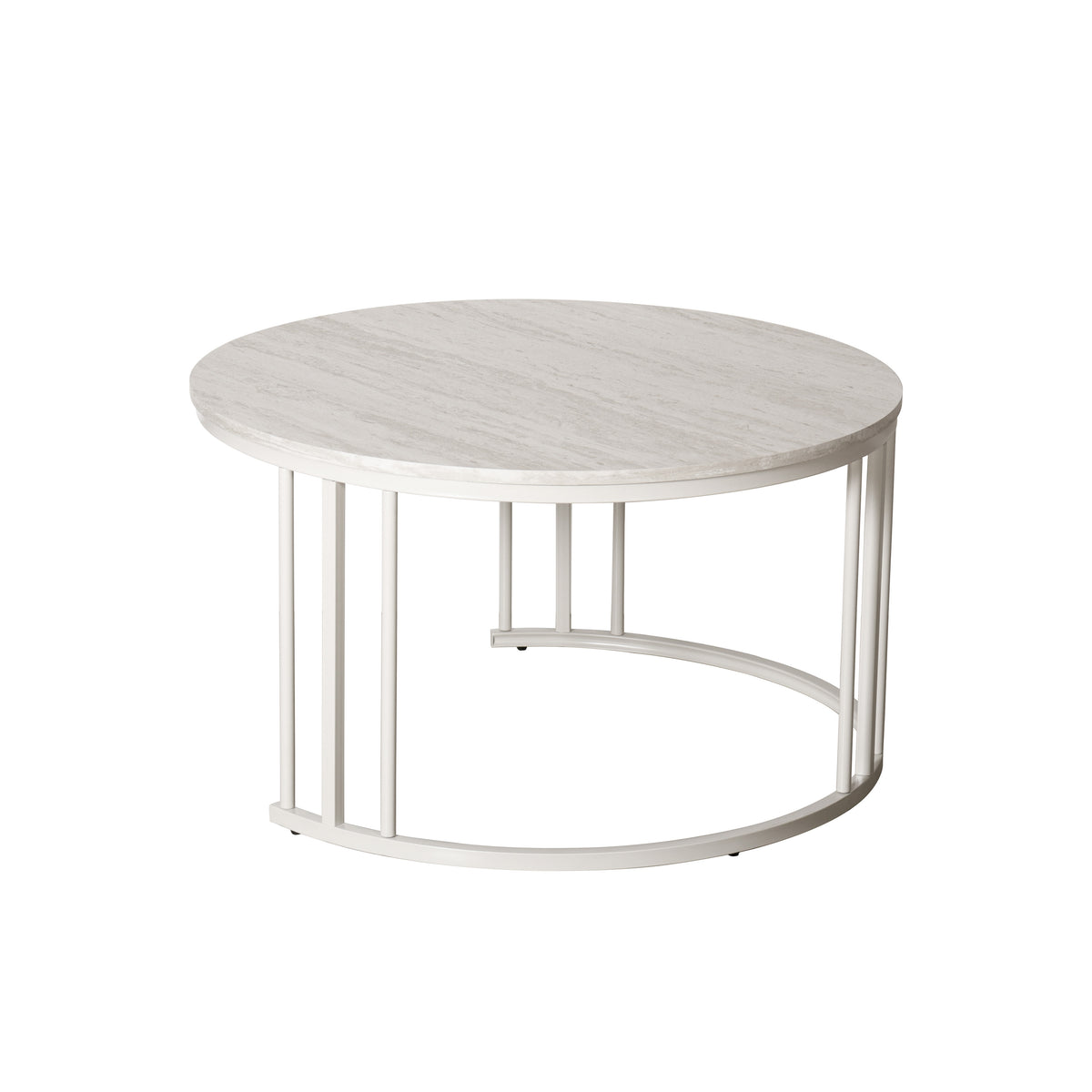 PRE ORDER - Mainstay Nesting Coffee Tables – Marble White