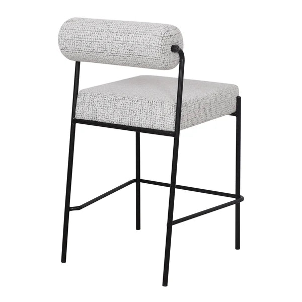 Rolo Bar kitchen Stool - Matte Black