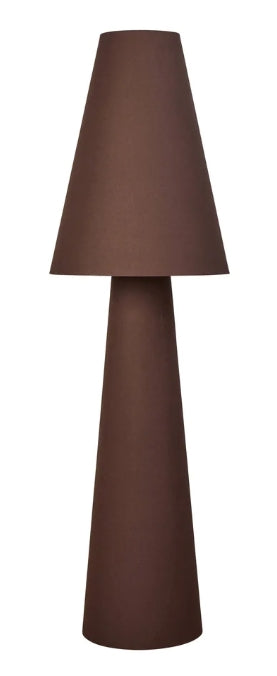 Carrington Linen Floor Lamp Brown