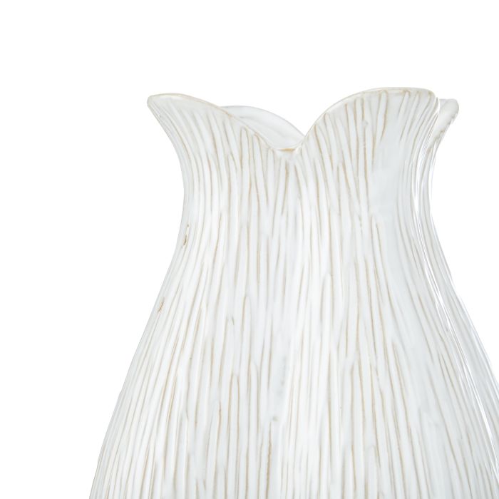 Aurora Flower Shape Vase Large White 15x13x25.5cm image 1