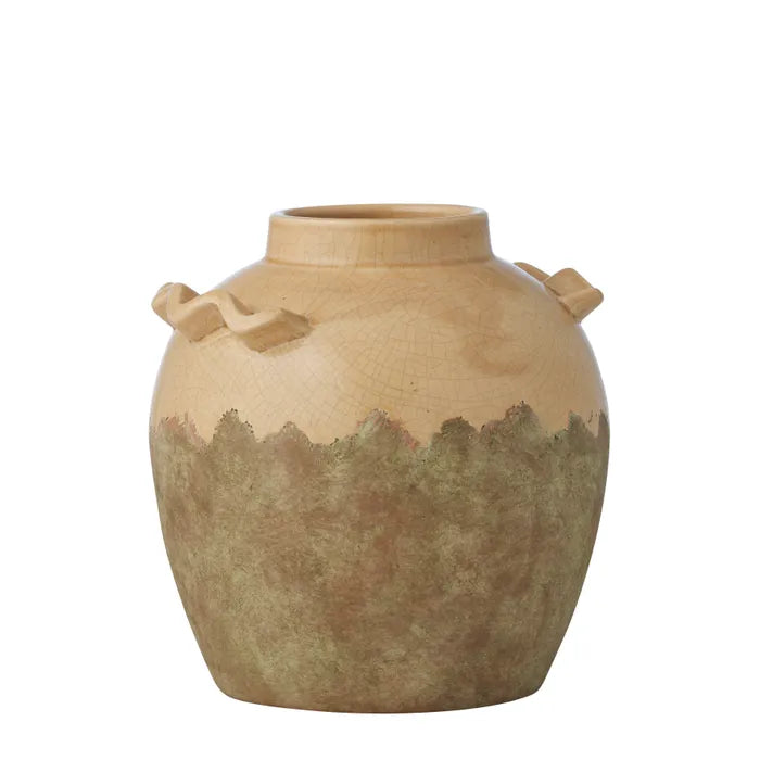 CAMPOS CERAMIC URN - BUTTER image 0