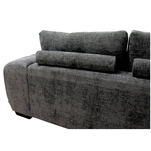 Sophia 3 Seat Sofa Lounge - A21 Charcoal