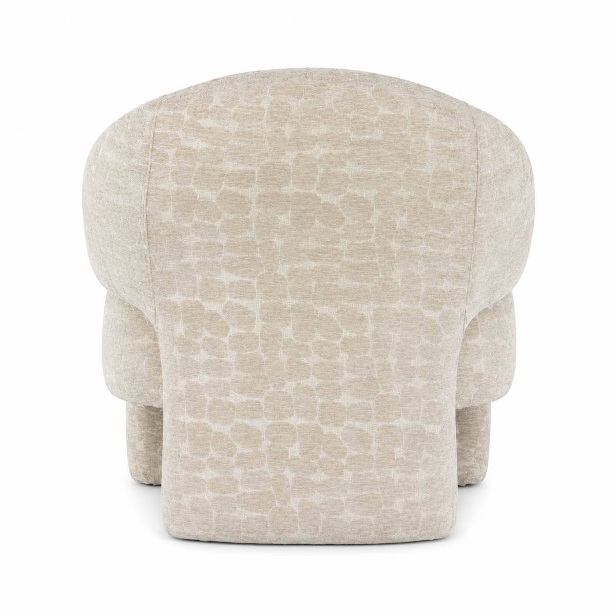 Luxury Vellin Designer Accent Chair - Patterned Beige