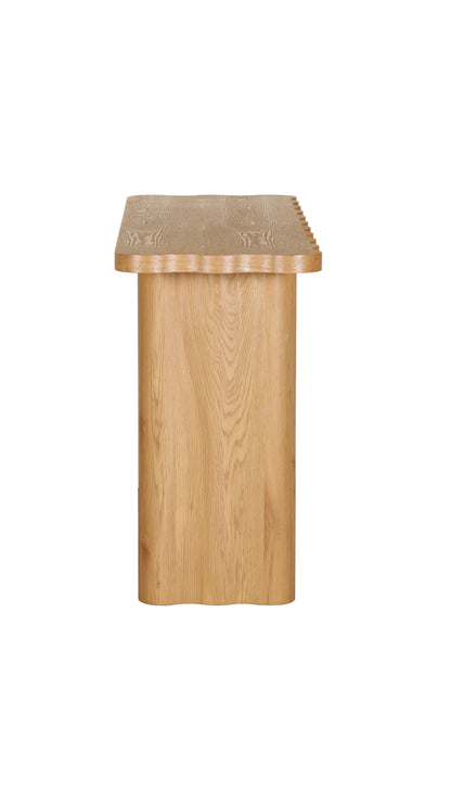 Wave Collection - Timber Accent Table - Oak - Arriving Christmas Break image 4