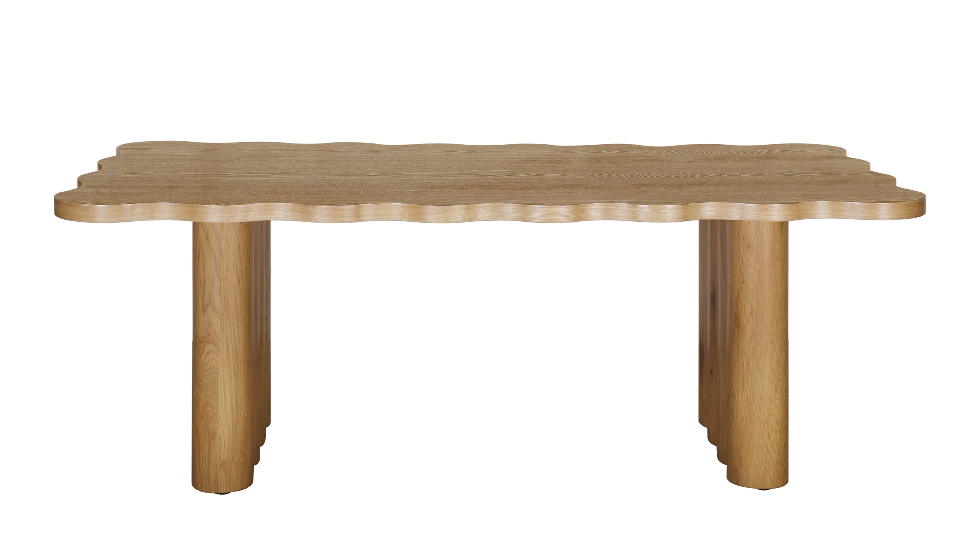 Wave Collection - Timber Dining Table - Oak - Arriving Christmas Break image 1