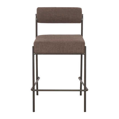 PRE ORDER - Rolo Kitchen Bar Chair - Chocolate on Chocolate