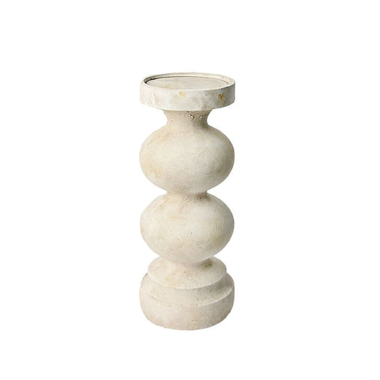 Amalfi Bordon Candleholder Beige 28.5cm image 0