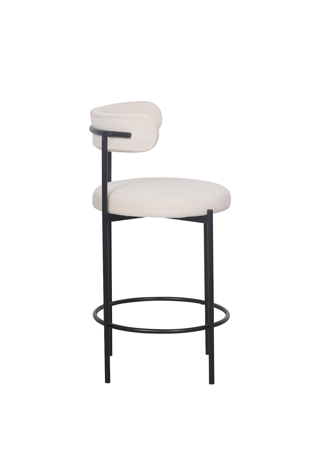Loom & Living Missy Kitchen Stool -Cream image 2