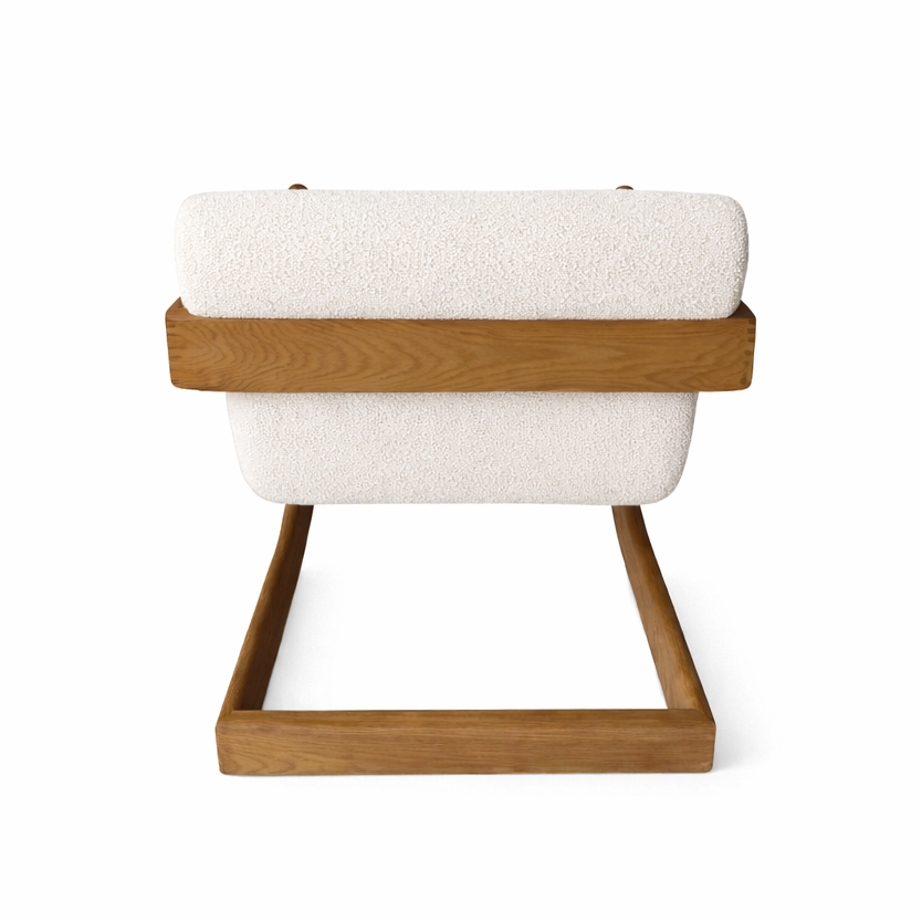 Coastal Bridges Solid Timber Accent Chair - Natural