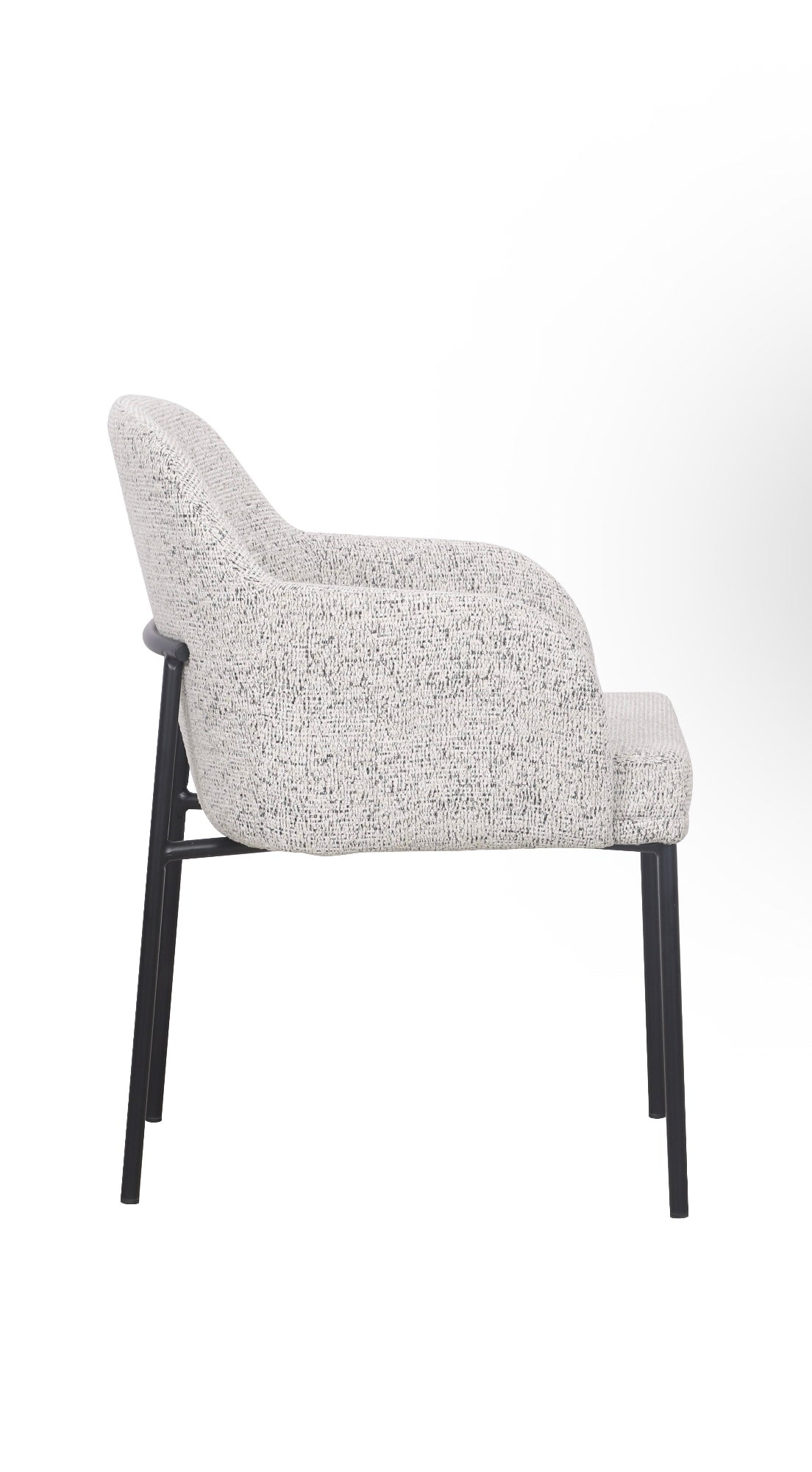 Loom & Living - Lauren Dining Chair - Matt Black Accent  image 2