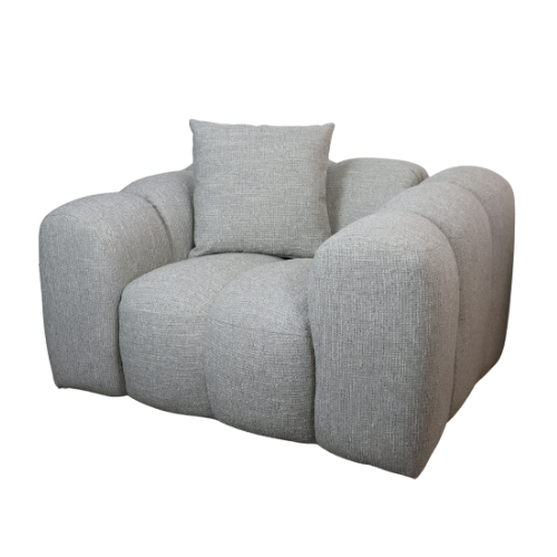 Annabelle Armchair Single Sofa Lounge - Grey Storm 151  image 2