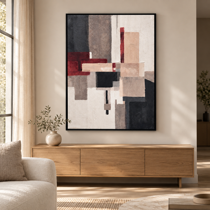 Muse Textured Canvas - Impression Textured Painting on Linen