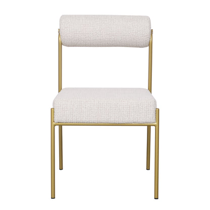 Loom & Living - Rolo Dining Chair - Matt Gold image 1