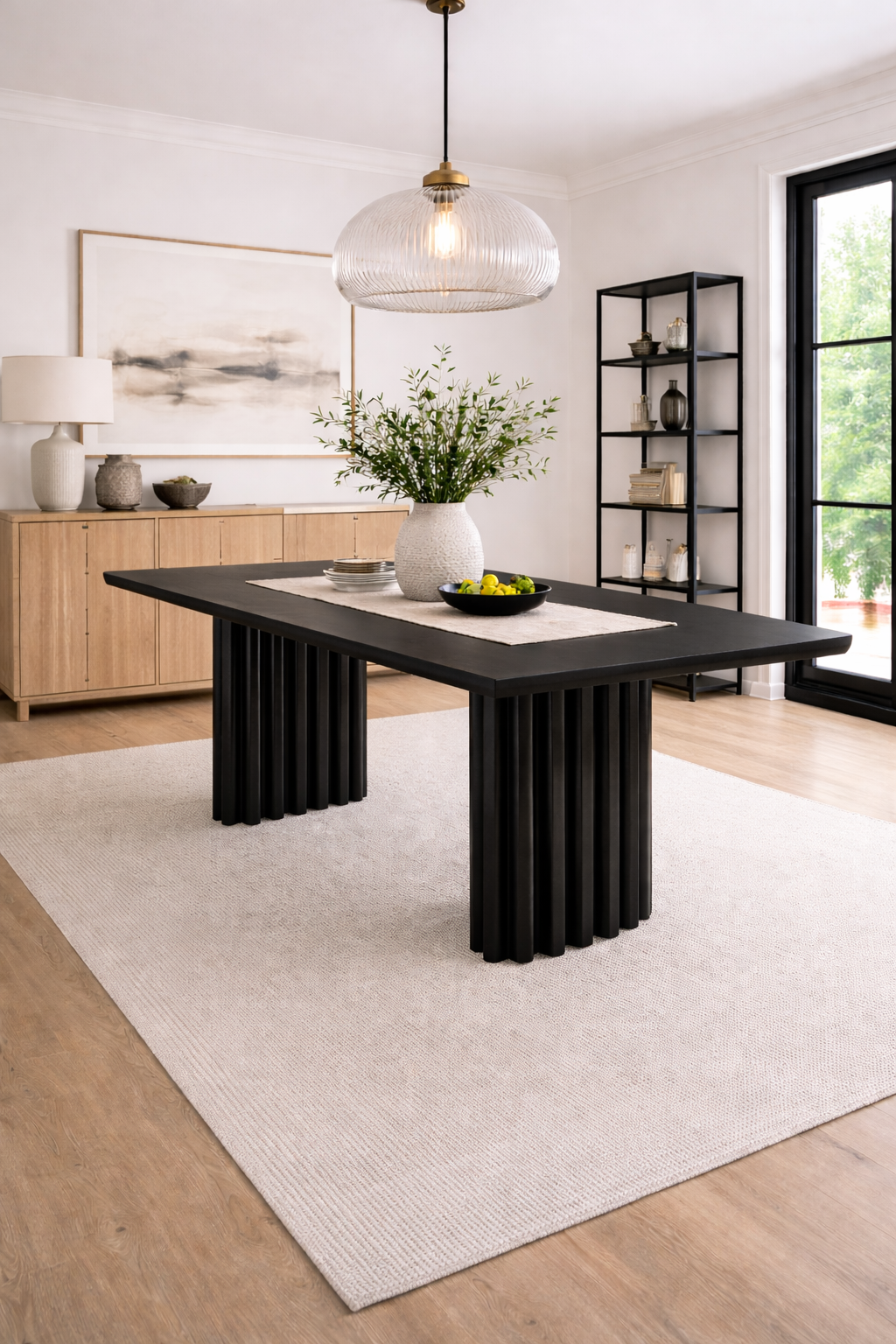 Loom & Living - Shadow Collection - Timber Dining Table image 3