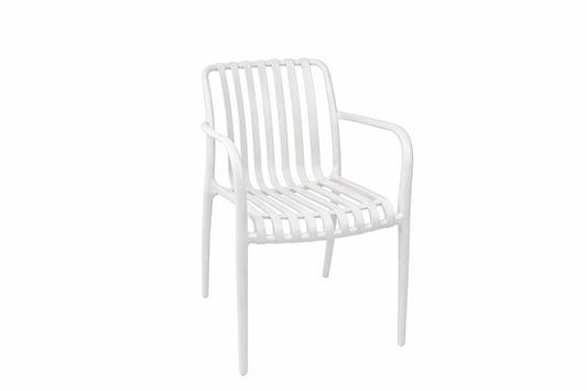 Loom & Living White UV rated Outdoor Dining Chair  image 0