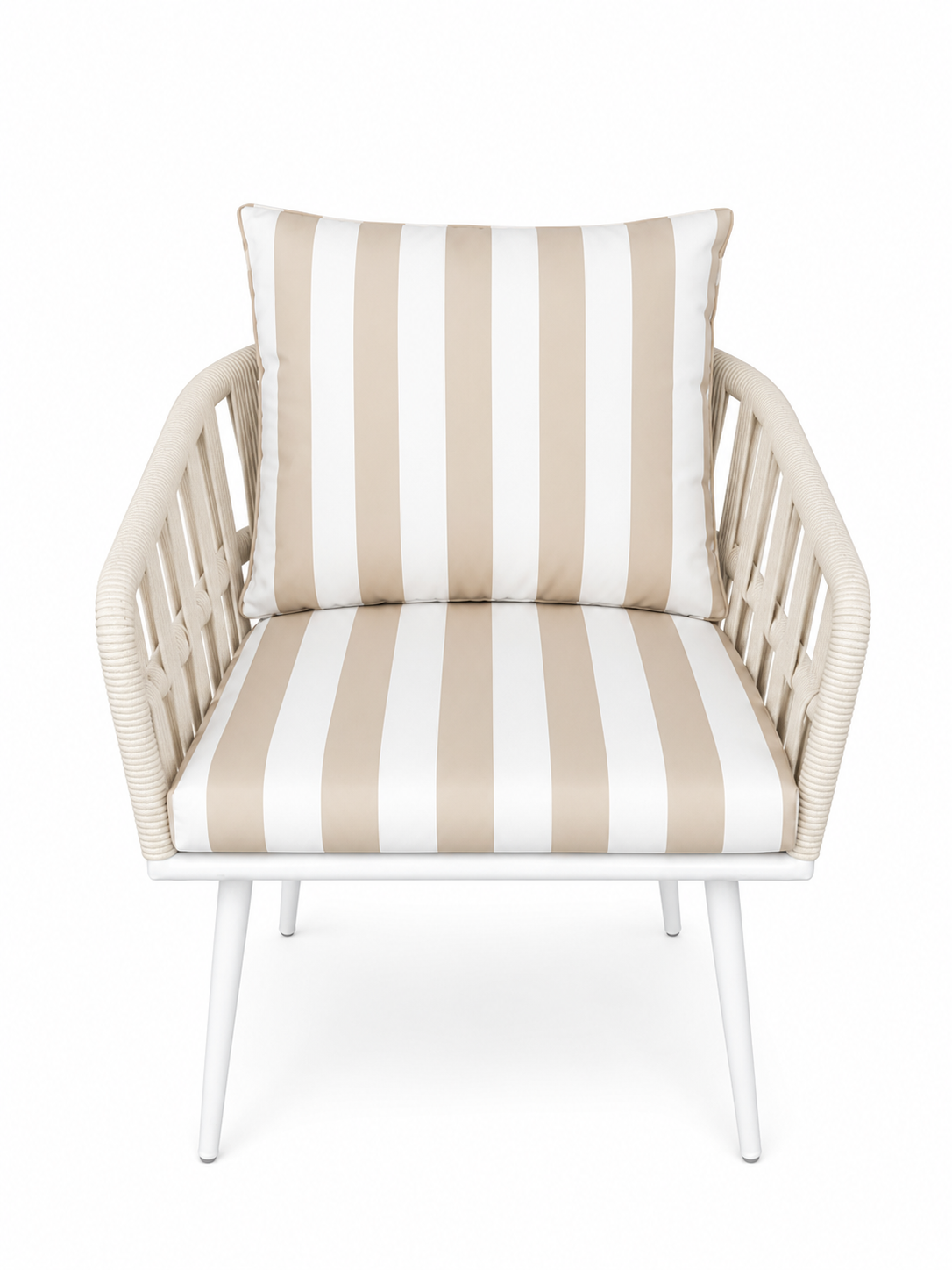 Byron Stripe 5 Piece Outdoor Sofa Setting