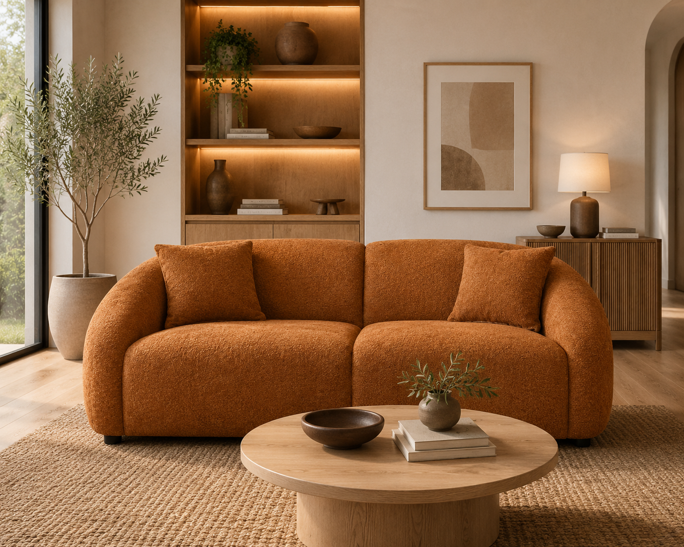 Mandy Pumpkin - 3 Seat Sofa Lounge - LANDING 20th JUNE