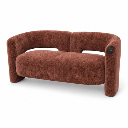 Bella 2 Seat Sofa Lounge - Ember