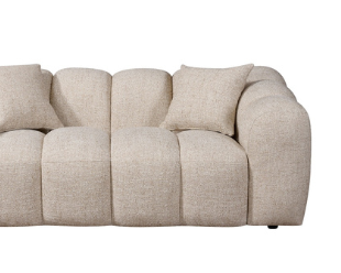 Annabelle 2 Seat Sofa Lounge - Oatmeal Dust