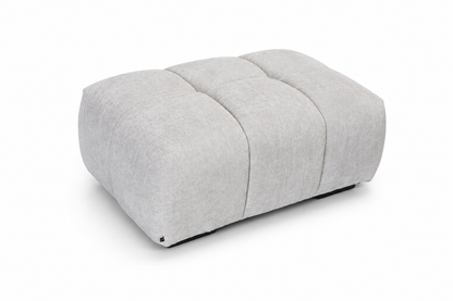 Sophia Fabric Ottoman - light Grey A14