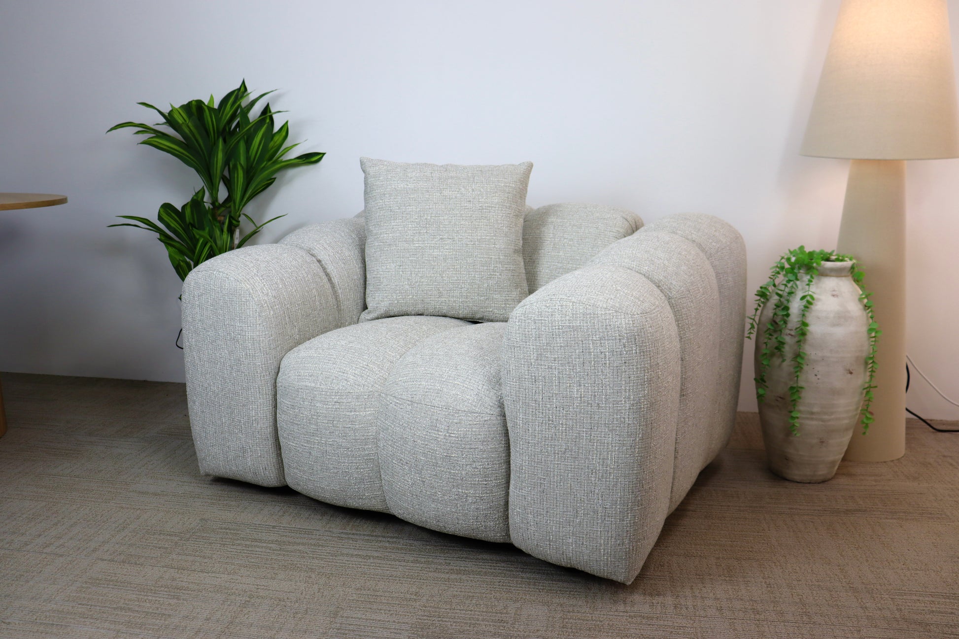 Annabelle Armchair Single Sofa Lounge - Grey Storm 151  image 3