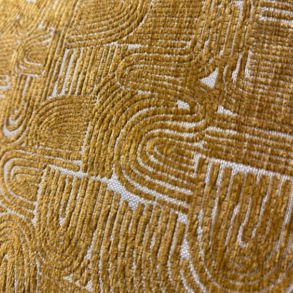 Loom & Living Lux Cushion - Uber Mustard image 2