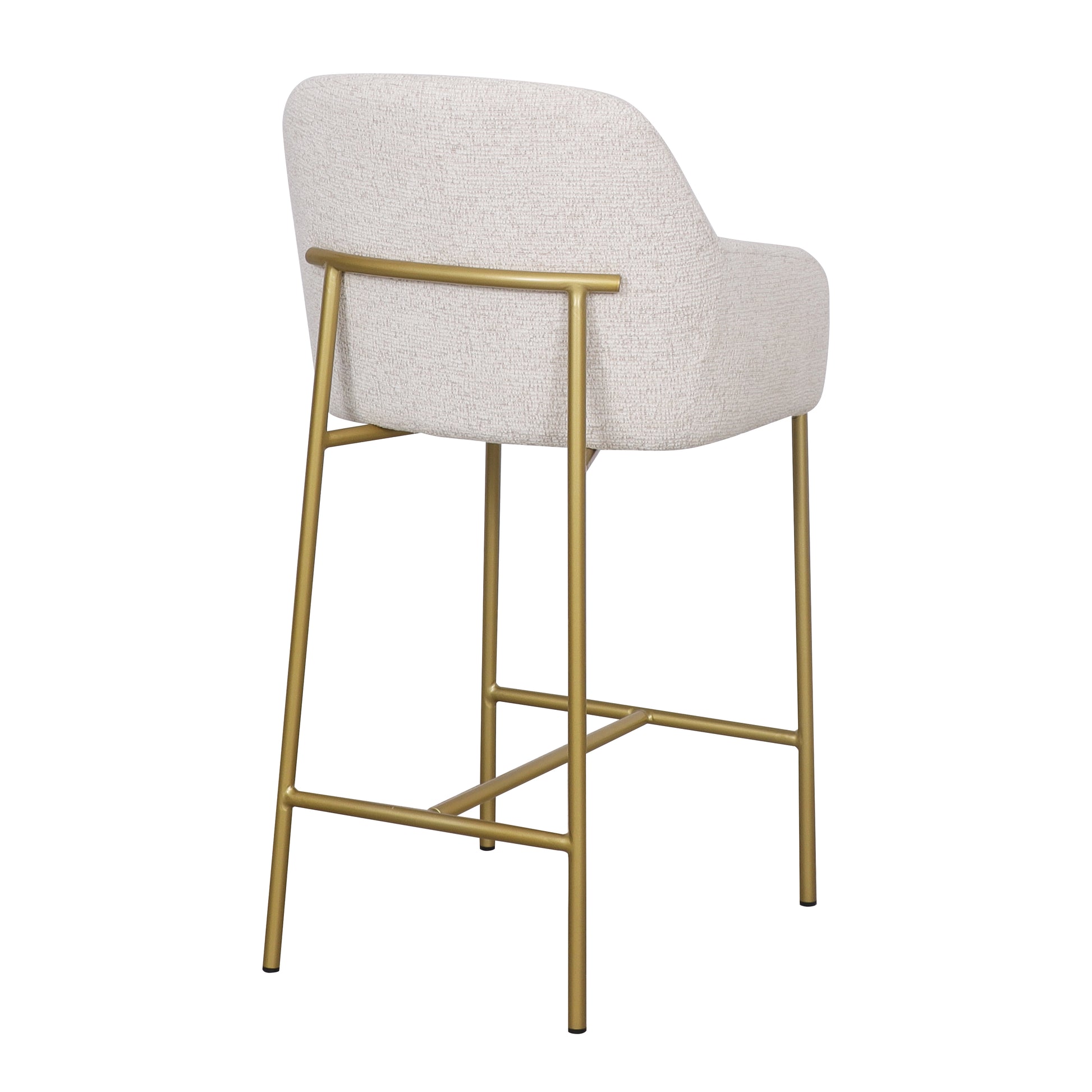 Loom & Living - Lauren Kitchen Bar Stool - Gold Accent  image 1