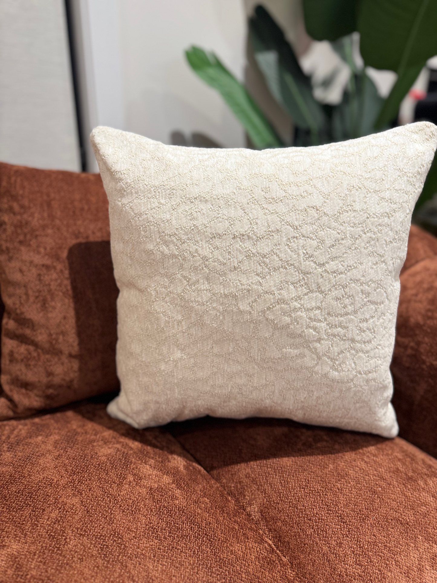 Loom & Living Lux Cushion - Natural Spot image 4