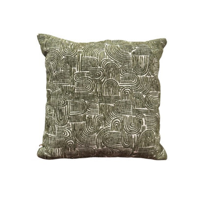 Loom & Living Lux Cushion - Uber Green image 0