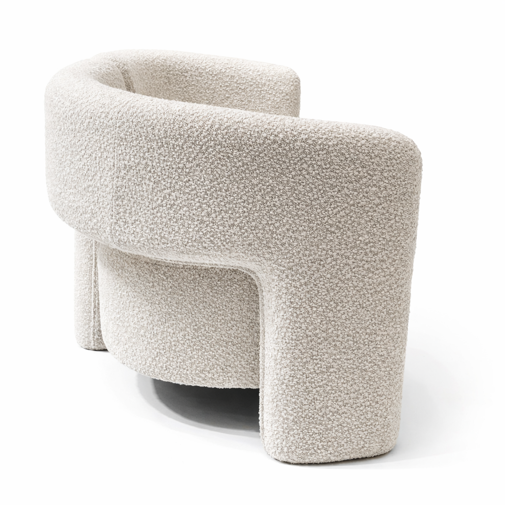Bella Single Seat Sofa Lounge Accent Chair - Boucle image 2