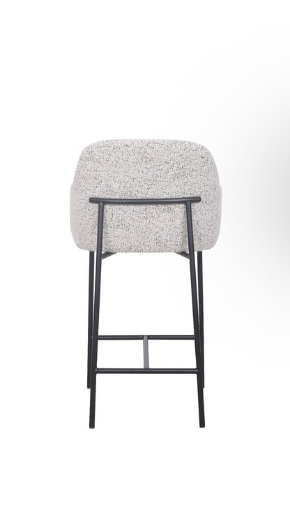 Loom & Living - Lauren Kitchen Bar Stool - Matt Black Accent  image 4