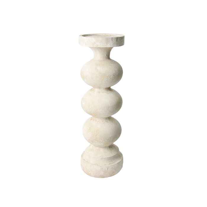 Amalfi Bordon Candleholder Beige - 36.5cm image 0