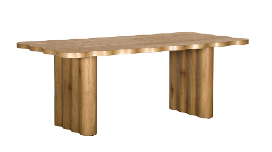 Wave Collection - Timber Dining Table - Oak - Arriving Christmas Break image 0