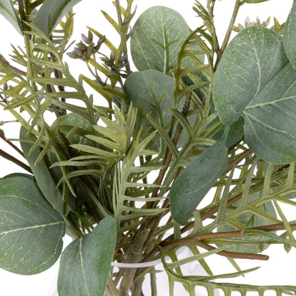 ROGUE EUCALYPTUS POD GREVILLEA MIX - ADINA VASE GREEN image 1