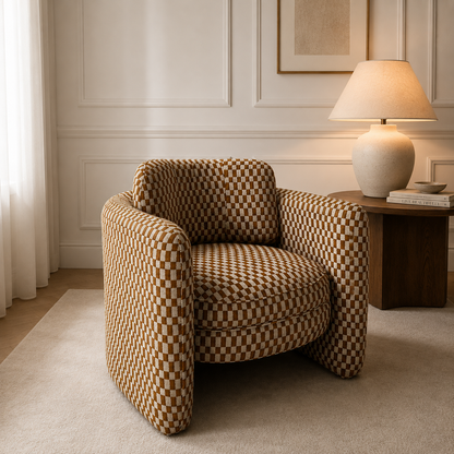 **PREORDER NOW*** Munson Textured Fabric Accent Chair - MONACO