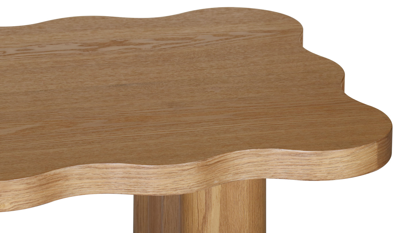 Wave Collection - Timber Coffee Table - Oak - Arriving Christmas Break image 2