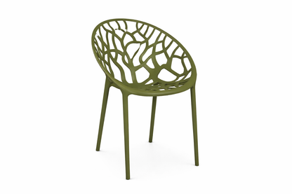 Loom & Living Filagree Green UV rated Outdoor Dining Chair  image 0