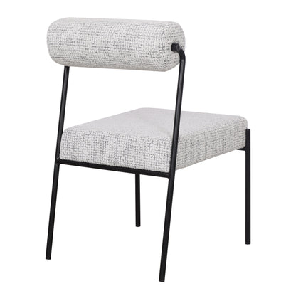 Loom & Living - Rolo Dining Chair - Matt Black image 2