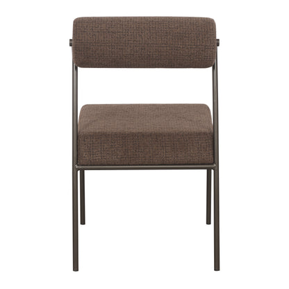 PRE ORDER - Rolo Dining Chair - Chocolate on Chocolate