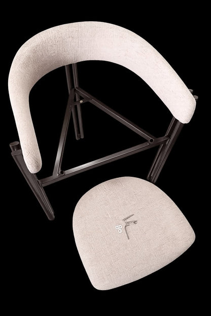 Halo Fabric Dining Chair - Dust  EASY ASSEMBLY