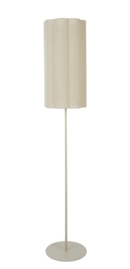 TALSTONE LINEN FLOOR LAMP BEIGE 30X30X165CM   image 0